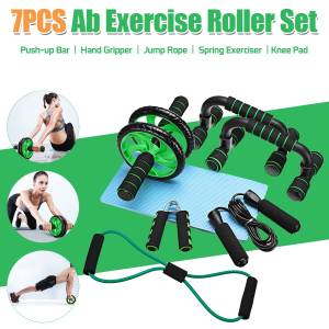 NASUM Fitnessmatte Hochwertiges Fitness-Set mit 7 