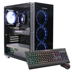 GameMax Draco XD 7432 Gaming-PC (AMD 7500F, RTX 4060, 32 GB RAM, 1000 GB SSD, Luftkühlung aktiv, Windows 11, DDR5 RAM) 