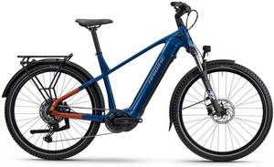 Haibike Trekking 4 High 27.5 E-Bike Trekking Pedelec blau 2025 Elektro-Trekkingrad