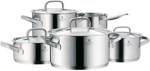 Wmf Topf-Set Gourmet Plus, Cromargan Edelstahl Rostfrei 18/10, (Set, 5 tlg.), induktionsgeeignet 