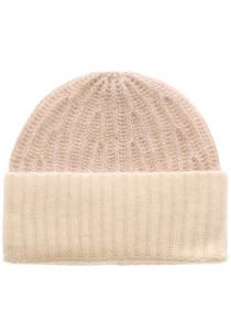 Zwillingsherz Strickmütze, weicher Griff, breiter Umschlag 