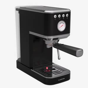 Klarstein Filterkaffeemaschine SteelPresso Slim, Edelstahlfilter, Elektrisch 20 Bar Kaffemaschine Milchaufschäumer 
