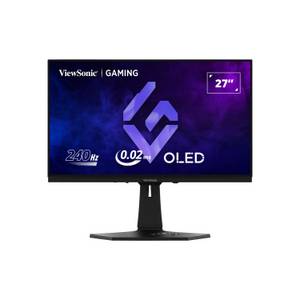 Viewsonic XG272-2K-OLED Gaming Monitor - QHD, 240Hz, USB-C, weiß - 0,02ms, AMD FreeSync Premium, HDMI, DisplayPort, höhenverstellbar 