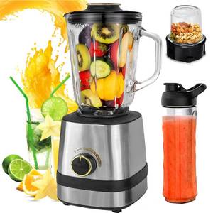 ibettertec Standmixer Standmixer Mixer Smoothie Maker mit 1,5 L Mixbehälter, 600,00 W 