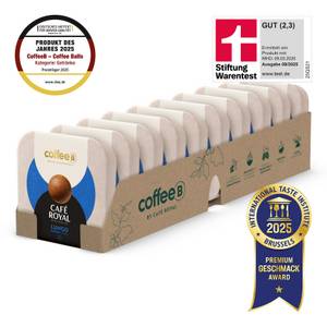 CoffeeB by Café Royal Lungo 9 Coffee Balls 51g, 10er Pack 