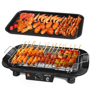 ibettertec Tischgrill Elektrischer Grill, Barbecue Elektrogrill,Tischgrill, 