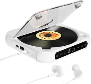 MSOVAEU CD-Player Tragbar mit Bluetooth 5.3,CD-Musik-mit Fernbedienung...