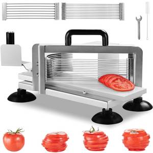 VEVOR Gemüseschneider Kommerzieller Tomatenschneider 1/4