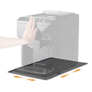 welikera Abtropfmatte Unterlage Kaffeemaschine,Kaffeemaschine Unterlage, Silikon,48x30cm,GleitMatte für De Longhi,Magnifica,Philips,LatteGo 