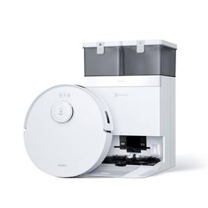 Ecovacs Saugroboter DEEBOT T30C PRO Omni, 60,00 W, Saugroboter mit Wischfunktion, Mini Station Staubsauger Roboter, 12.800 PA Saugkraft, OZMO Turbo 2.0, TrueDetect 3D 3.0,ZeroTangle 2.0 Anti-Tangle™ Design, Adaptive Kantenreinigung mit TruEdge™ Mopping 2. 