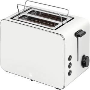 Wmf Toaster Stelio Paper Grey, 2 kurze Schlitze, 900 W, 7 Bräunungsstufen, Cromargan, Brotzentrierung, Brötchenwärmer, 900 W 