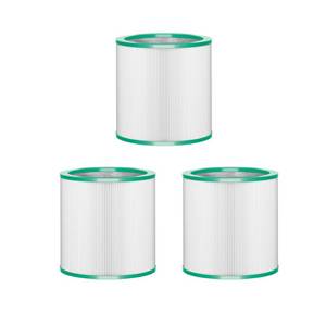 Trade-Shop HEPA-Filter 3x passend für Dyson Pure Cool Link AM11 TP00 TP01 TP02 TP03, Zubehör für Dyson Cool Link 305158-01, 305159-01, 308400-01, 308401-01, 968126-03, 968126-03 Luftfilter Luftreiniger Aktivkohle Ersatzteil 