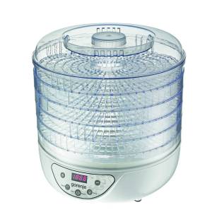 Gorenje Dörrautomat FDK 24 DW 240 W Dehydrator Dörrer 240 W, mit 35-70 Grad, 5 Trocknungsebenen 