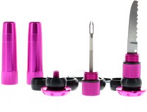 Muc-off Stealth Tubeless Puncture Plugs Reifen-Reparaturset pink Tubeless-Kit