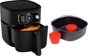 Philips Heißluftfritteuse Airfryer XXL HD9875/90, 8,3 l, 2000 W, mit WiFi Konnektivität, 30 AutoCook Programmen und Warmhaltefunktion 