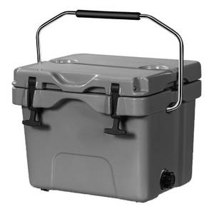 Costway Kühlbox, 15 l, 15L, -30°C bis 75°C, mit Griff & Getränkehalter, 45x34x33cm 