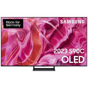 Samsung OLED 4K S90C OLED-TV 195 cm 75 Zoll EEK F (A - G) CI+, DVB-C, DVB-S2, DVB-T2 HD, Smart TV, UHD, WLAN Schwarz 