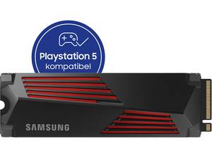  SAMSUNG 990 PRO Heatsink Gaming Festplatte, 2 TB SSD M.2 via NVMe, intern 