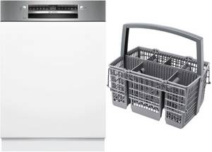 Bosch EUSI4HVS1E Teilintegrierter Einbau-Geschirrspüler 60 cm bestehend aus SMI4HVS00E + SMZ5100 edelstahl 