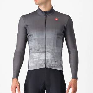 Castelli Unlimited Thermal Jersey Radtrikot dunkelgrau silbergrau MTB-Trikot