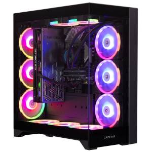 Captiva Ultimate Gaming PC R89-514 AMD Ryzen 7 9800X3D, 64GB DDR5 RAM, 2TB M.2 SSD, Nvidia Geforce RTX 5090 (32GB GDDR7), X670E, Windows 11 