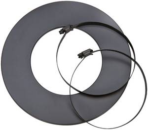 Justus Rosette, mit Klemmschellen 