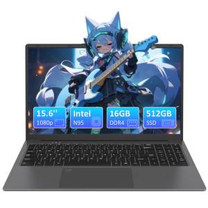 Auusda 15.6 Zoll, 16/32 GB DDR4, 512GB/1TB SSD, N150 (bis zu 3,60 GHz) Notebook (512 GB SSD, HDMI, USB 3.0 und integrierter Bluetooth-Funktion) 