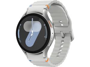  SAMSUNG Galaxy Watch7 LTE 44 mm Smartwatches Aluminium Nitrilkautschuk, 85-130 mm, Silver 