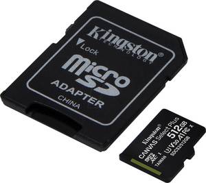 Kingston Canvas Select Plus microSDXC 512GB (Adapter) microSD Karte