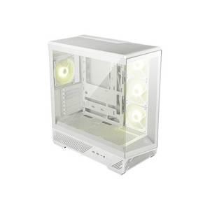 Msi MAG PANO 130R PZ Midi Tower Gaming Gehäuse, Seitenfenster, Weiß 
