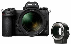 Nikon »Z 6II KIT 24-70 mm 1:4 S + FTZ Objektivadapter« Systemkamera (NIKKOR Z 24–70 mm 1:4 S, 24,5 MP, WLAN (Wi-Fi), Bluetooth) spiegellose Systemkamera