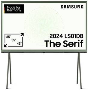 Samsung QLED 4K  The Serif  LS01DB QLED-TV 125cm 50 Zoll EEK G (A - G) DVB-C, DVB-S2, DVB-T2, WLA 