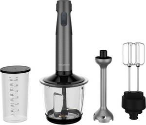 Grundig Stabmixer Set Delisia NovusTM BL 7180, 800 W, Edelstahlkorpus, Soft Start: Antispritz-Funktion, Zirkoniumklingen 