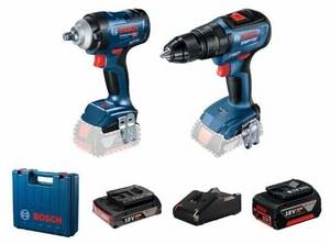 Bosch GDS18V-400/GSB18V-50 (06019K0003) Werkzeug-Maschinenset