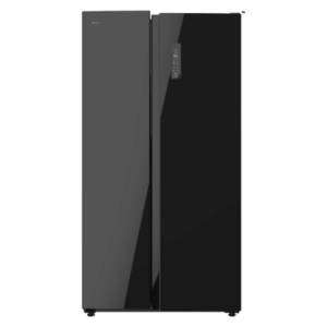 Cecotec Innovaciones S.L. Cecotec Bolero CoolMarket SBS 550 Glass Black Side-by-Side-Kühlschrank