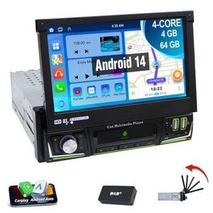 ESSGOO 4+64G 1 DIN 7 Zoll 