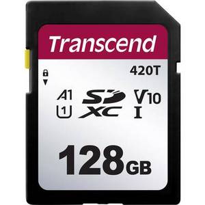 Transcend TS128GSDC420T SD-Karte 128 GB v30 Video Speed Class 