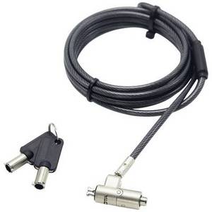 Dicota Security Cable Nano Lock Ultra Slim Keyed 2.5x6 mm slot black 