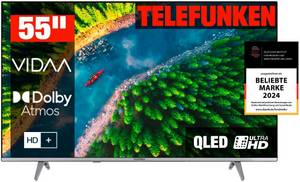 Telefunken D55Q750M8CW QLED-Fernseher (139 cm/55 Zoll, 