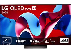  LG 65C47LA OLED evo TV (Flat, 65 Zoll / 165 cm, 4K, SMART TV, webOS 24 mit ThinQ) 