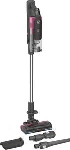 Hoover Akku-Hand-und Stielstaubsauger HF920HOME, 430 W, beutellos, Inkl. 2 Akkus, Laufzeit bis 60 Min, Starke Saugkraft, Abnehmbarer Akku 