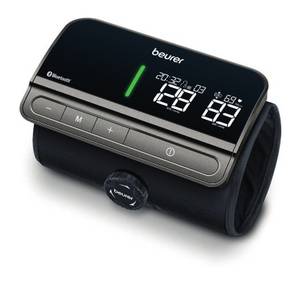 Beurer BM81 easyLock Bluetooth Oberarm-Blutdruckmessgerät (Schwarz, Grau) (Versandkostenfrei) 