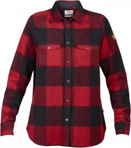 FjÄllrÄven Fjällräven Canada Shirt LS W red Karobluse