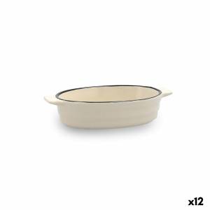 Quid Auflaufform »Kochtopf  Cocco Oval aus Keramik Weiß 18 x 11 x 4 cm Pack...