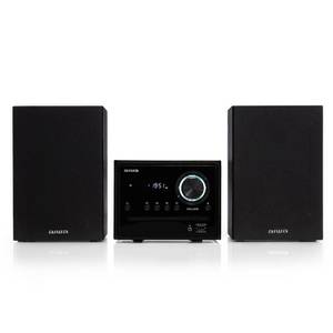 Aiwa MSBTU-300 schwarz Micro-HiFi-System 20W mit Bluetooth, CD, USB,...