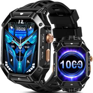 Bambooinn X1 1000mAh Akku Smartwatch Herren 