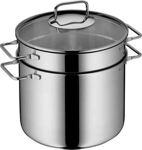 Wmf Spaghettitopf, Cromargan Edelstahl Rostfrei 18/10, (1 tlg.), mit Siebeinsatz, Ø 24 cm, Induktion Induktions-Topf