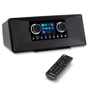 Medion ® P85333 Stereo Internetradio 7,1 cm 2,8'' Farbdisplay DAB+/UKW schwarz Internet-Radio (MD89289) 