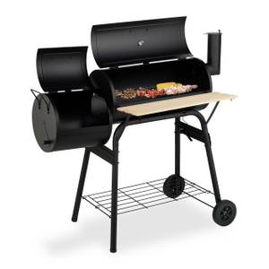 Relaxdays Smoker Grill mit Deckel 