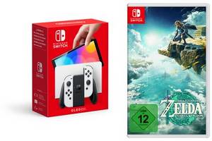 Nintendo Switch Konsole (OLED-Modell) Bundle inkl. The Legend of Zelda: Tears...